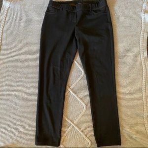Black Slacks-Like Elastic Band Pants